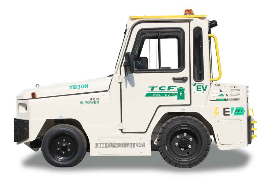 электрический багажный тягач TCF для аэропортов и терминалов
